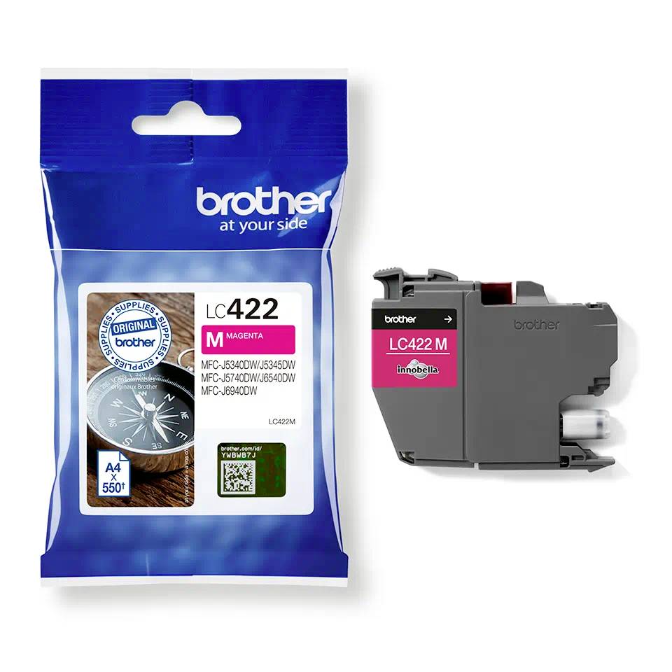 Brother LC422M - Magenta - original - Tintenpatrone - für Brother MFC-J5340DW -