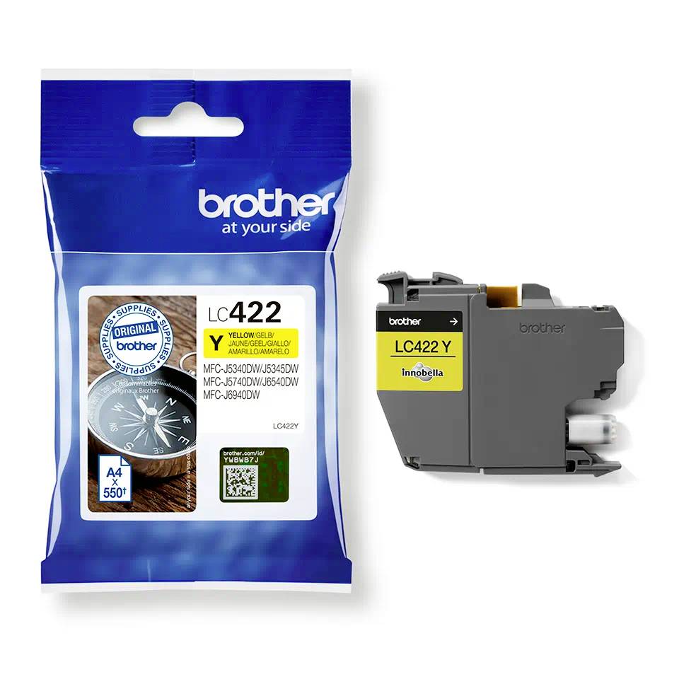 Brother LC422Y - Gelb - original - Tintenpatrone - für Brother MFC-J5340DW - MFC