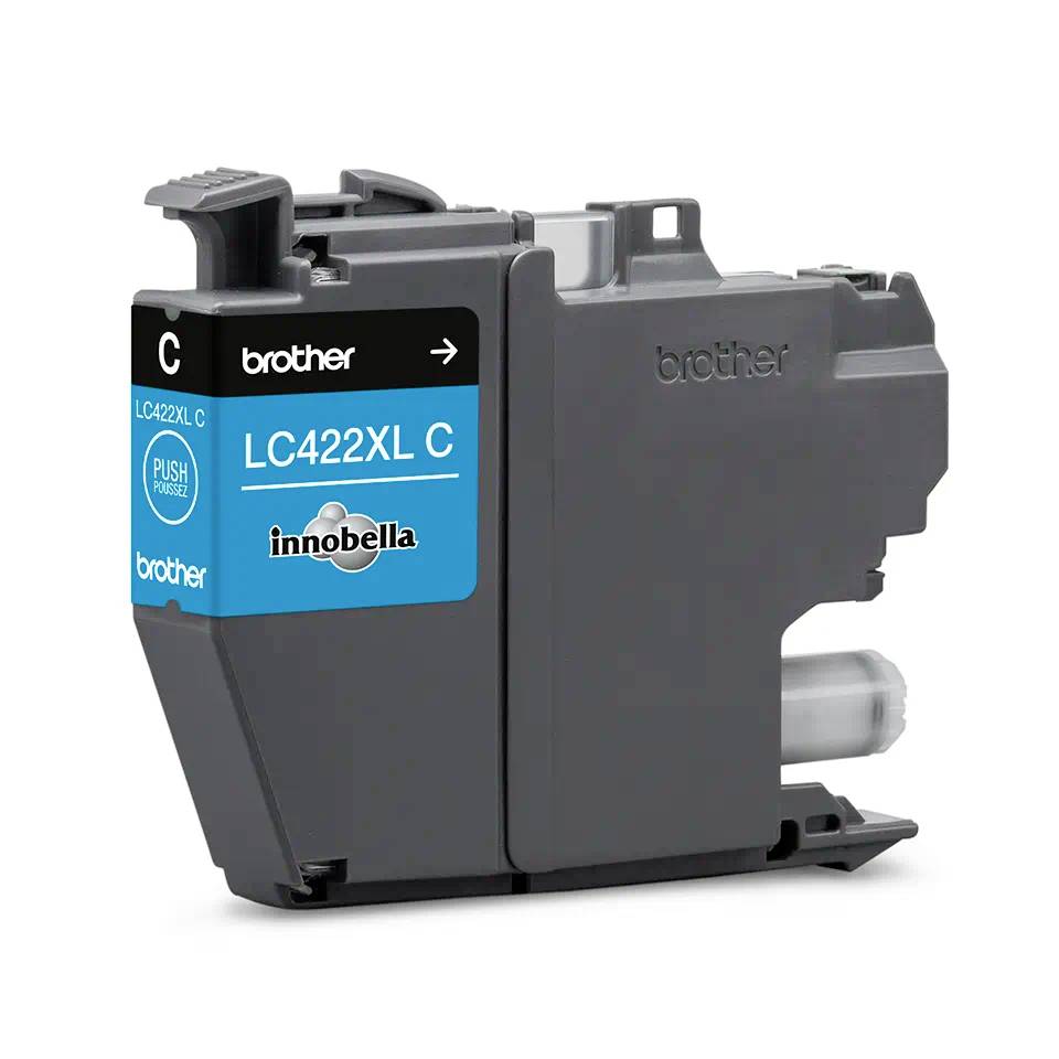 Brother LC422XLC - Hohe Ergiebigkeit - Cyan - original - Tintenpatrone - für Bro
