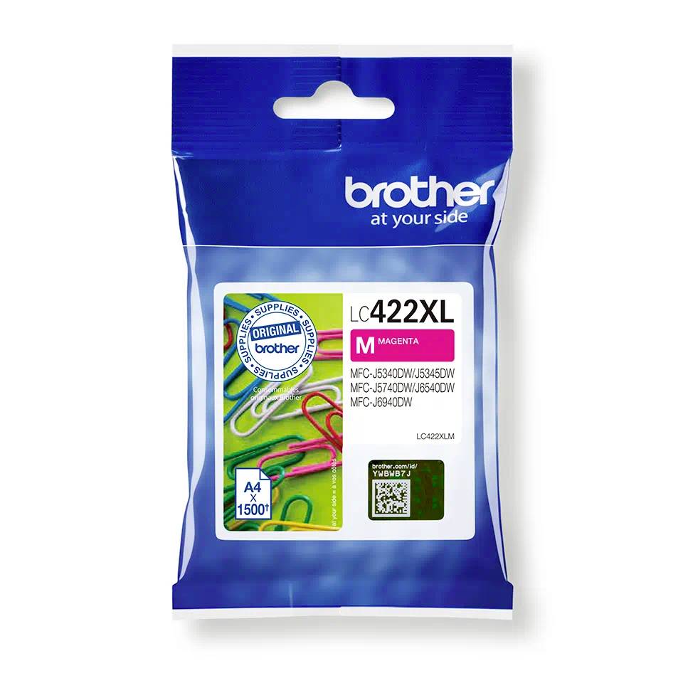 Brother LC422XLM - Magenta - original - Tintenpatrone - für Brother MFC-J5340DW
