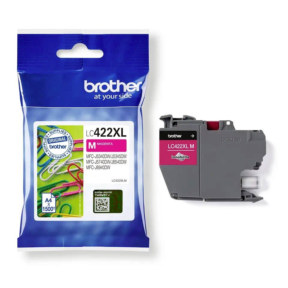 Brother LC422XLM - Magenta - original - Tintenpatrone - für Brother MFC-J5340DW