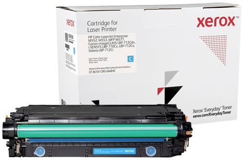 Xerox Toner ersetzt HP 508X (CF361X/ CRG-040HC) Kompatibel Cyan 9500 Seiten Everyday 006R03680