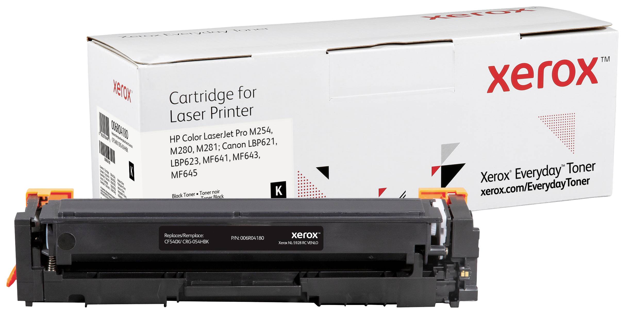 Xerox Toner ersetzt HP 202X (CF540X/CRG-054HBK) Kompatibel Schwarz 3200 Seiten Everyday 006R04180