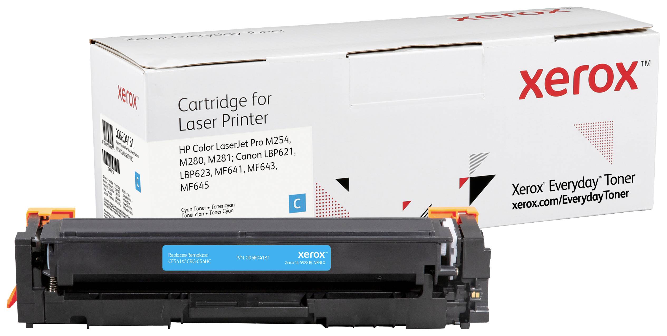 Xerox Toner ersetzt HP 202X (CF541X/CRG-054HC) Kompatibel Cyan 2500 Seiten Everyday 006R04181