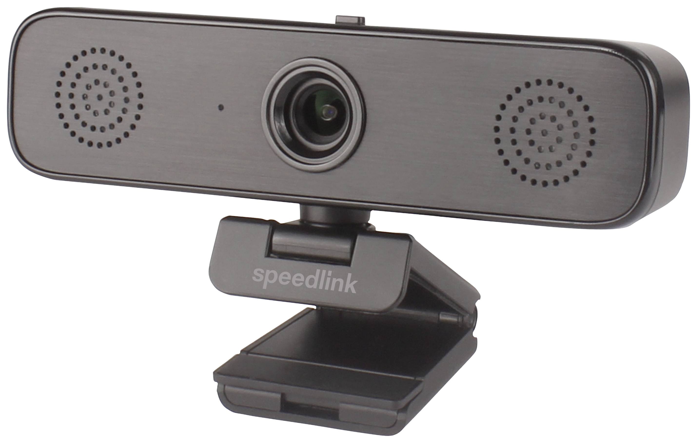SpeedLink Audivis Videokonferenz Webcam 1920 x 1080 Pixel Mikrofon, Lautsprecher