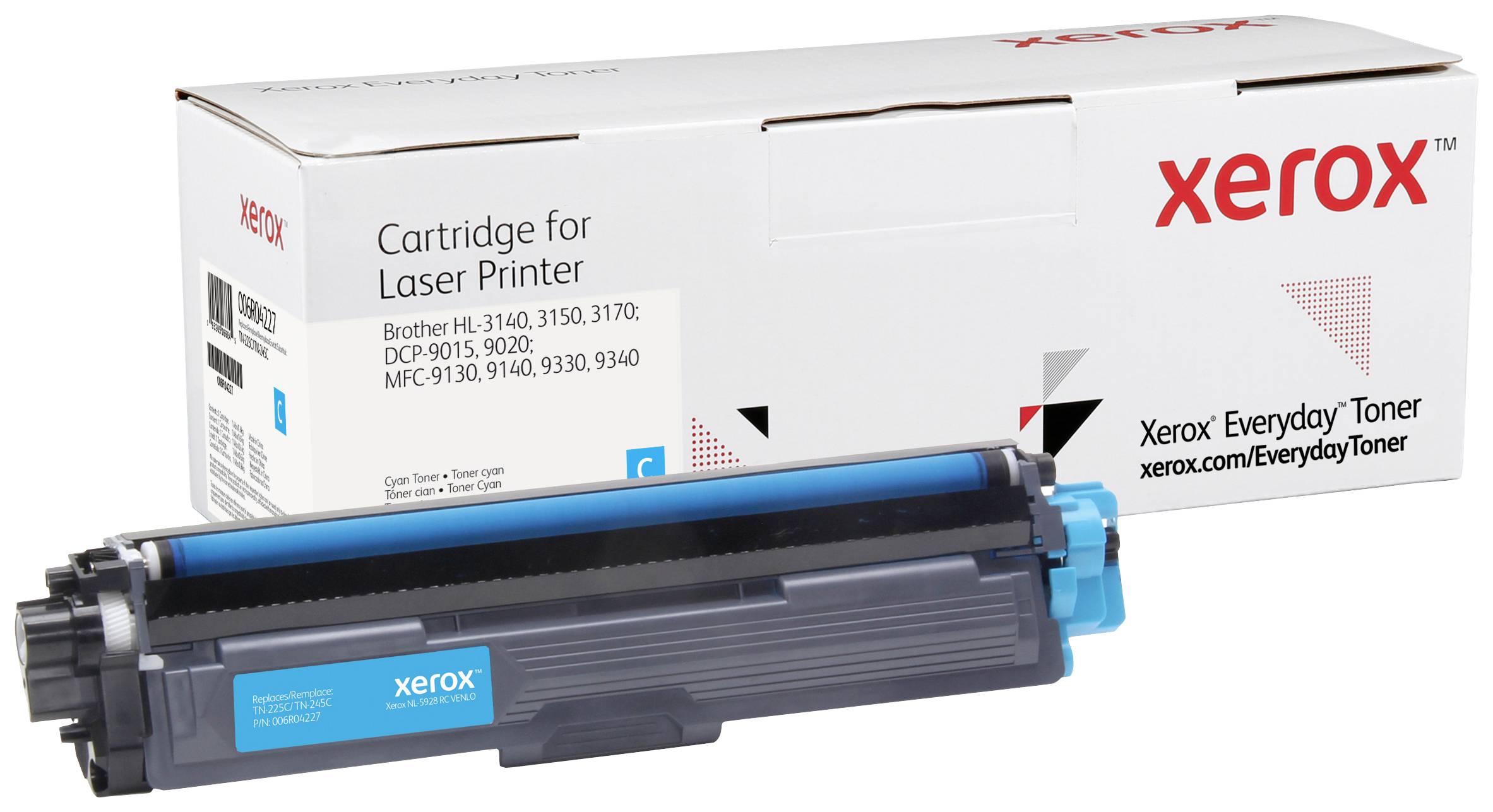 Xerox Toner ersetzt Brother TN-225C/ TN-245C Kompatibel Cyan 2200 Seiten Everyday 006R04227