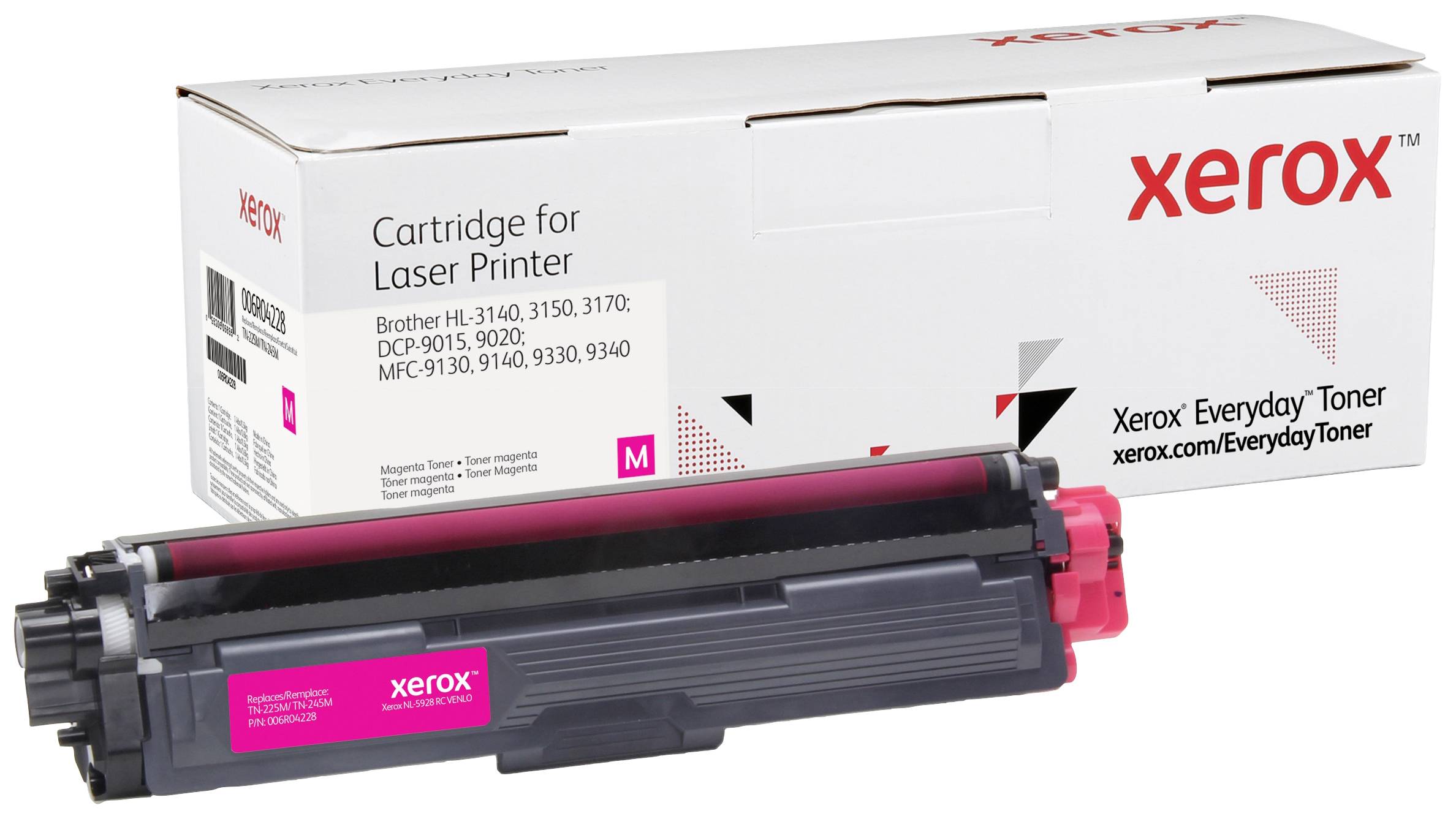 Xerox Toner ersetzt Brother TN-225M/ TN-245M Kompatibel Magenta 2200 Seiten Everyday 006R04228