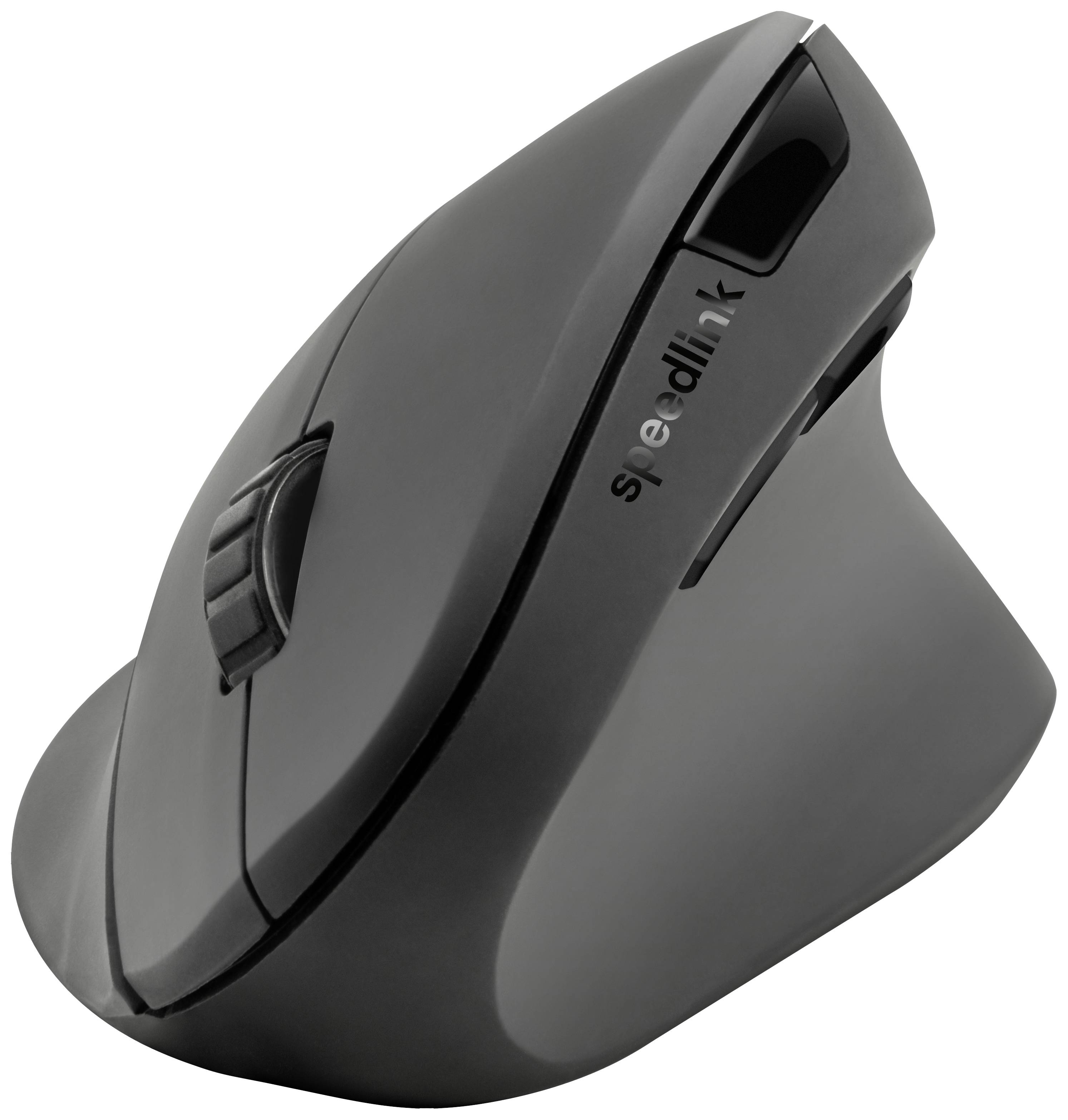 SpeedLink Piavo Ergonomische Maus Funk Optisch Schwarz 6 Tasten 800 dpi, 1200 dpi, 1600 dpi Ergonomisch