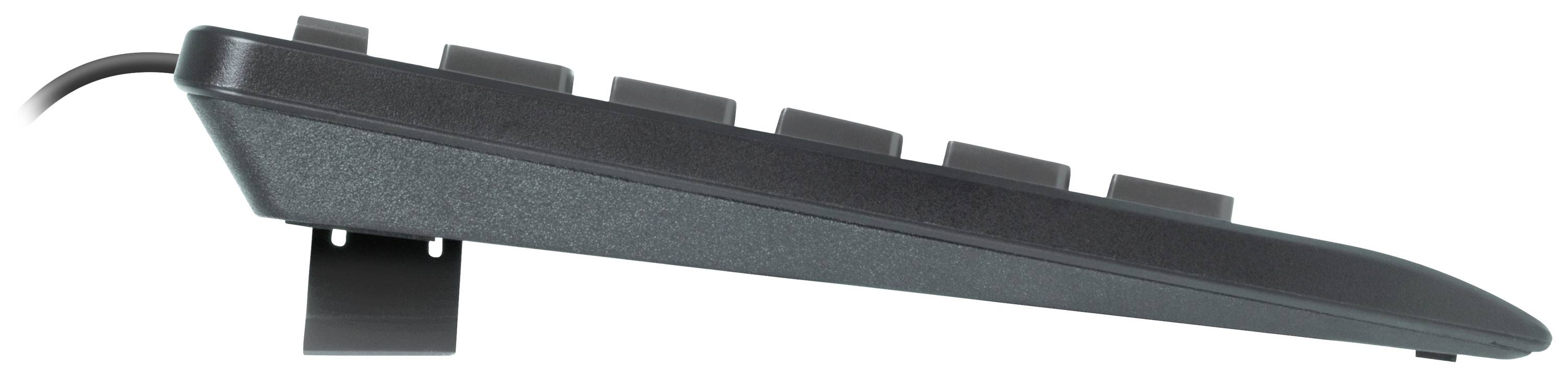 SpeedLink Hi-Genic USB Hygiene-Tastatur Deutsch, QWERTZ Schwarz