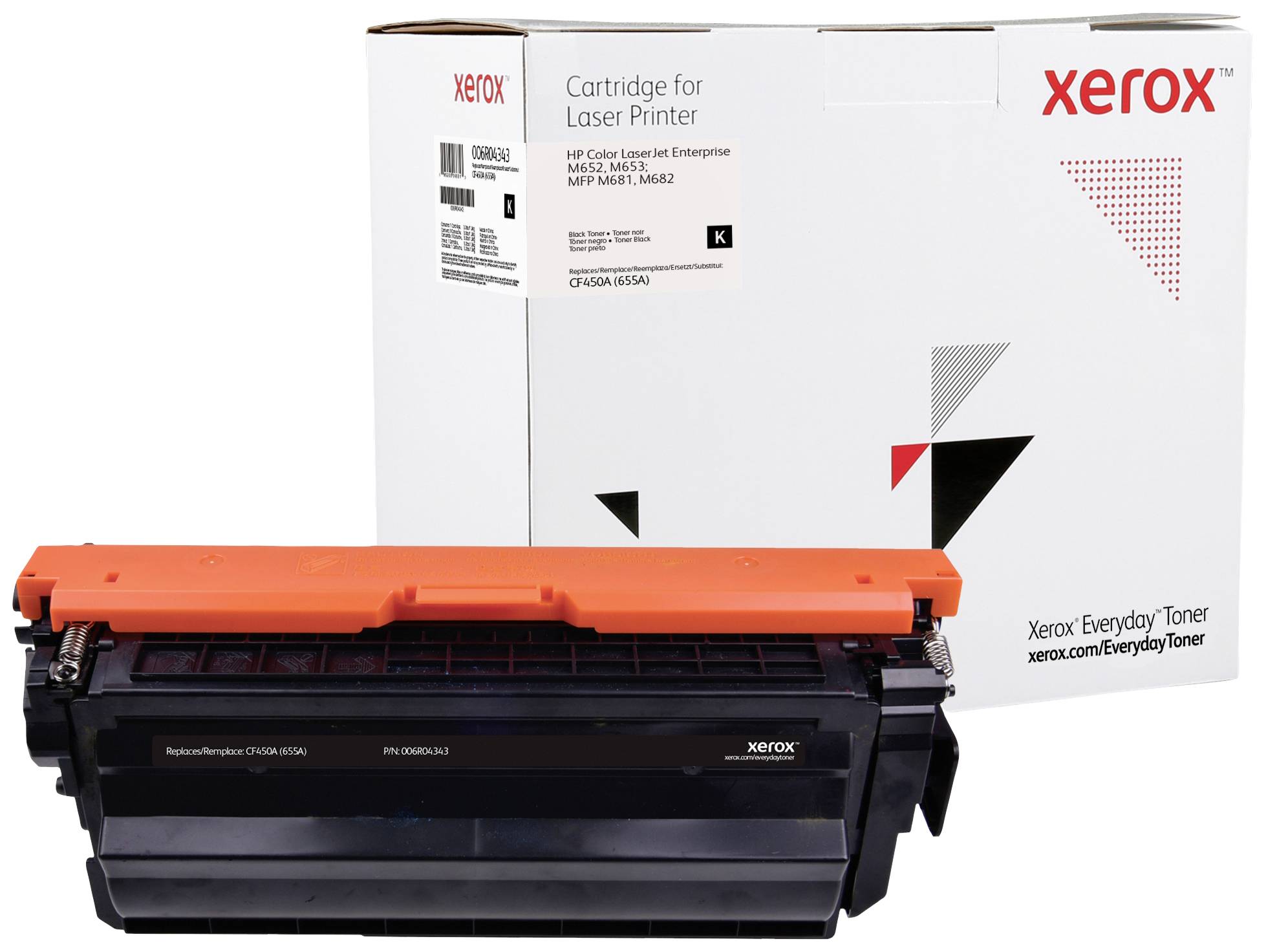 Xerox Toner ersetzt HP 655A (CF450A) Kompatibel Schwarz 12500 Seiten Everyday 006R04343