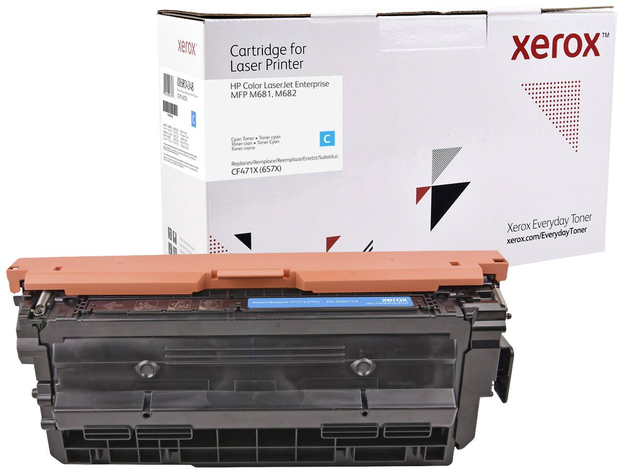 Xerox Toner ersetzt HP 657X (CF471X) Kompatibel Cyan 23000 Seiten Everyday 006R04348
