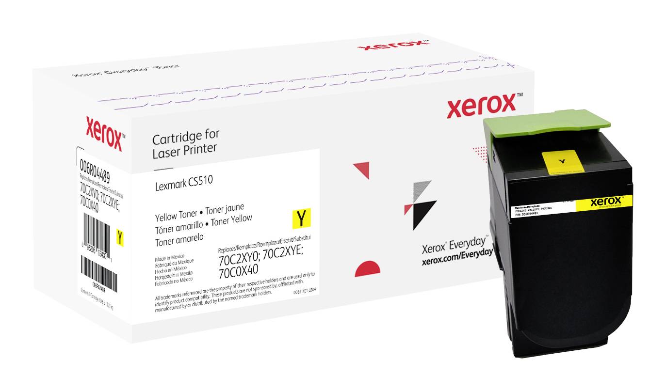 Xerox Toner ersetzt Lexmark 70C2XY0, 70C2XYE, 70C0X40 Kompatibel Gelb 4000 Seiten Everyday 006R04489