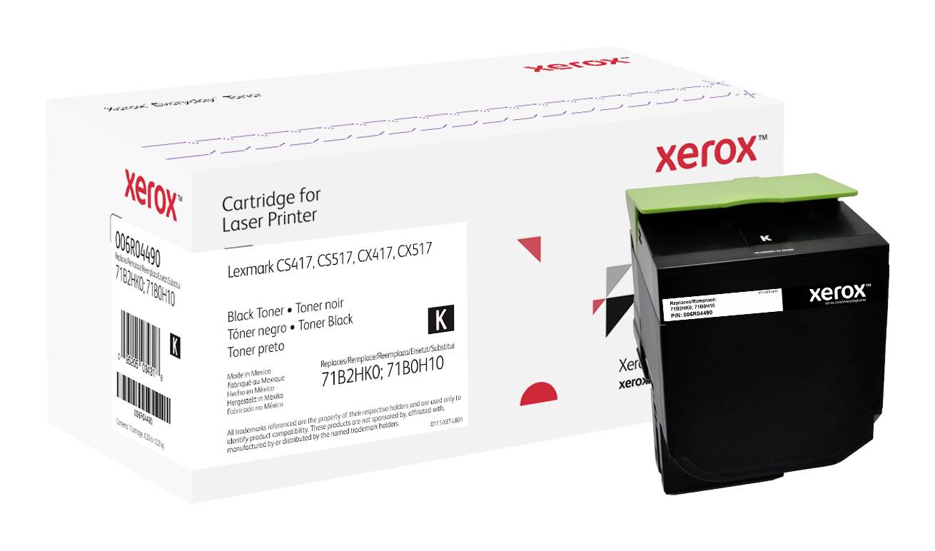 Xerox Toner ersetzt Lexmark 71B2HK0, 71B0H10 Kompatibel Schwarz 6000 Seiten Everyday 006R04490