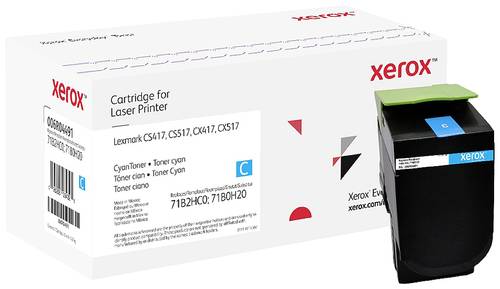 Xerox Toner ersetzt Lexmark 71B2HC0, 71B0H20 Cyan 3500 Seiten Everyday