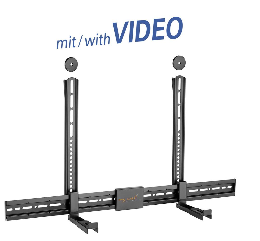 My Wall HZ 31L Soundbar-Halterung Starr Schwarz 1St.