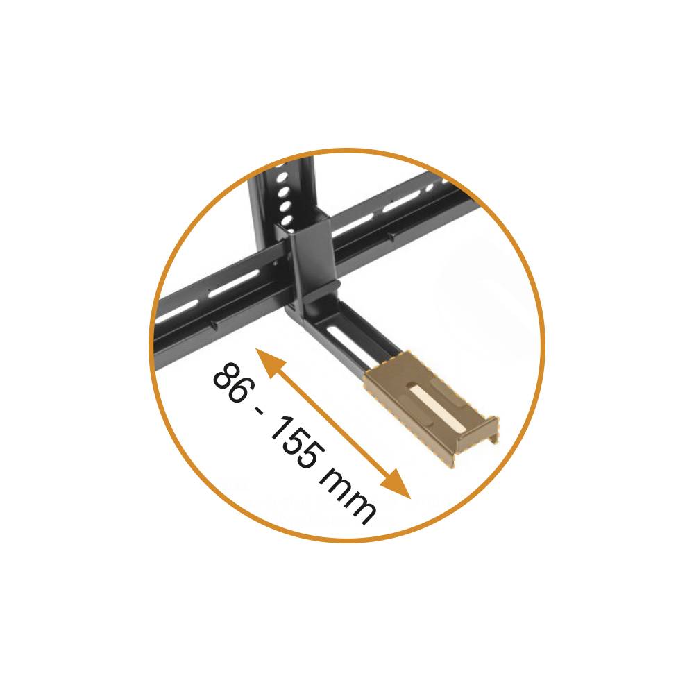 My Wall HZ 31L Soundbar-Halterung Starr Schwarz 1St.