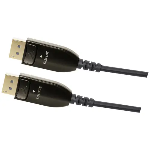 Maxtrack DisplayPort / Glasfaser Anschlusskabel DisplayPort Stecker, DisplayPort Stecker 30.00m Schwarz C 509-30ML 8K UHD Maxtrack DisplayPort / Glasfaser Anschlusskabel DisplayPort Stecker, DisplayPort Stecker 30.00m Schwarz C 509-30ML 8K UHD
