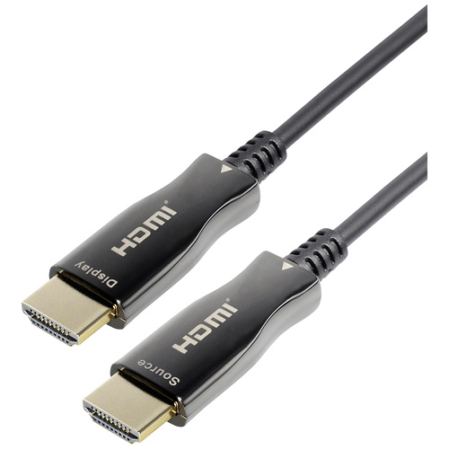 Maxtrack HDMI Anschlusskabel HDMI-A Stecker, HDMI-A Stecker 15.00m Schwarz C 508-15ML Ultra HD (4k) HDMI HDMI-Kabel