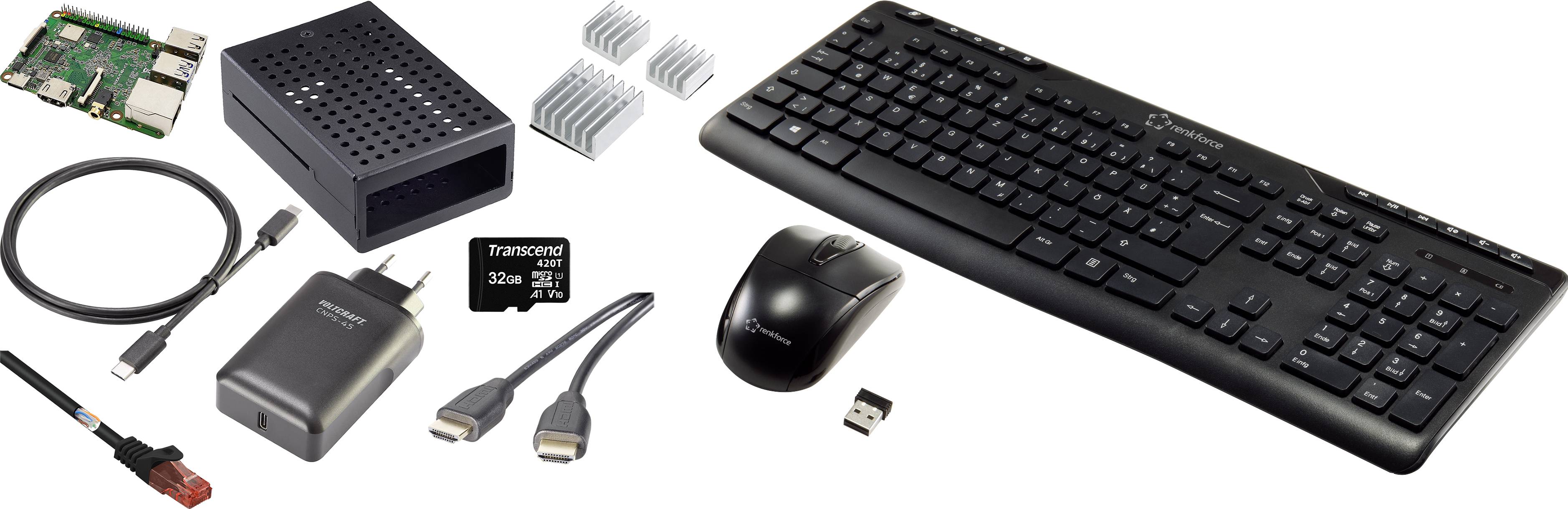 TRU COMPONENTS ROCK Pro Set 4 GB 6 x 1.5 GHz inkl. Gehäuse, inkl. Netzteil, inkl. Kühlkörper, inkl