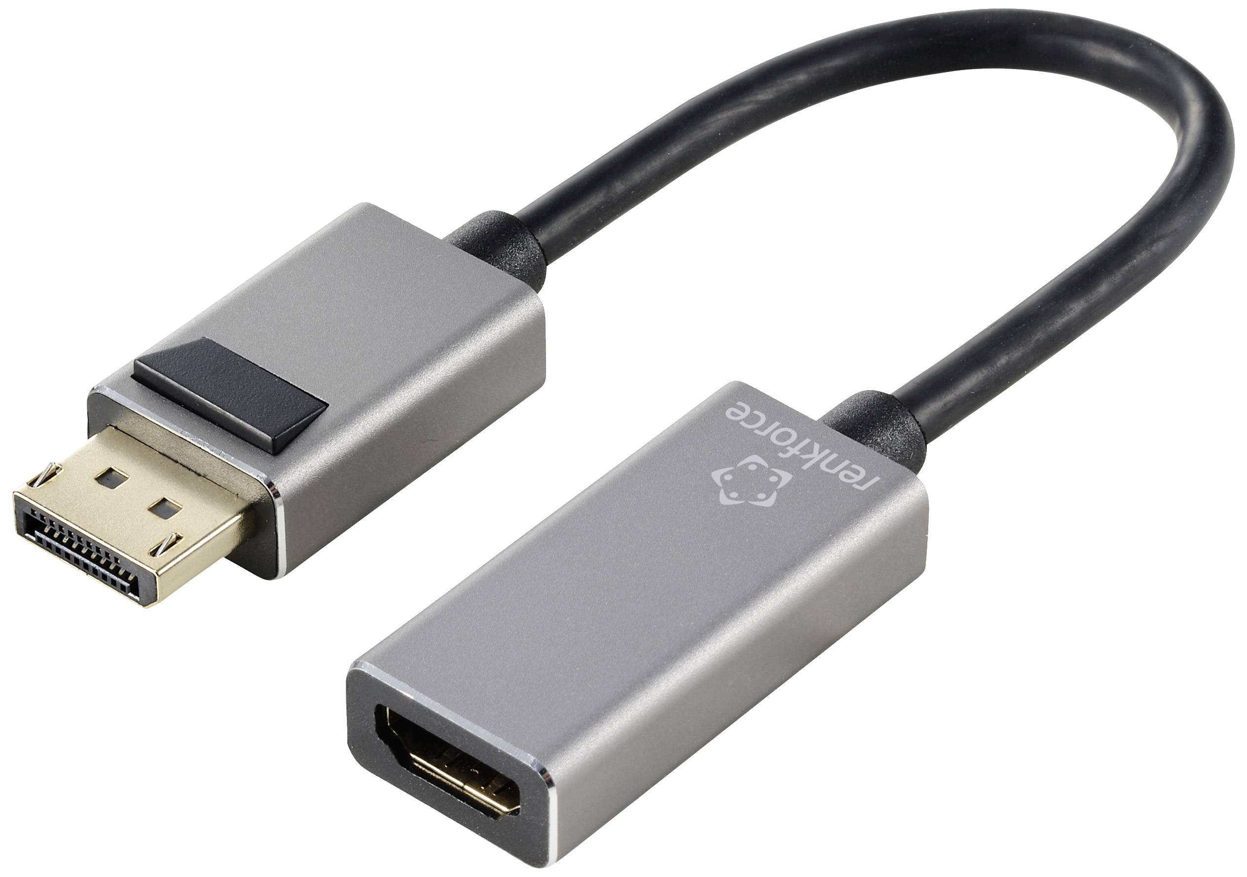 Renkforce RF-5246622 DisplayPort / HDMI Adapter [1x DisplayPort Stecker - 1x HDMI-Buchse] Schwarz 8