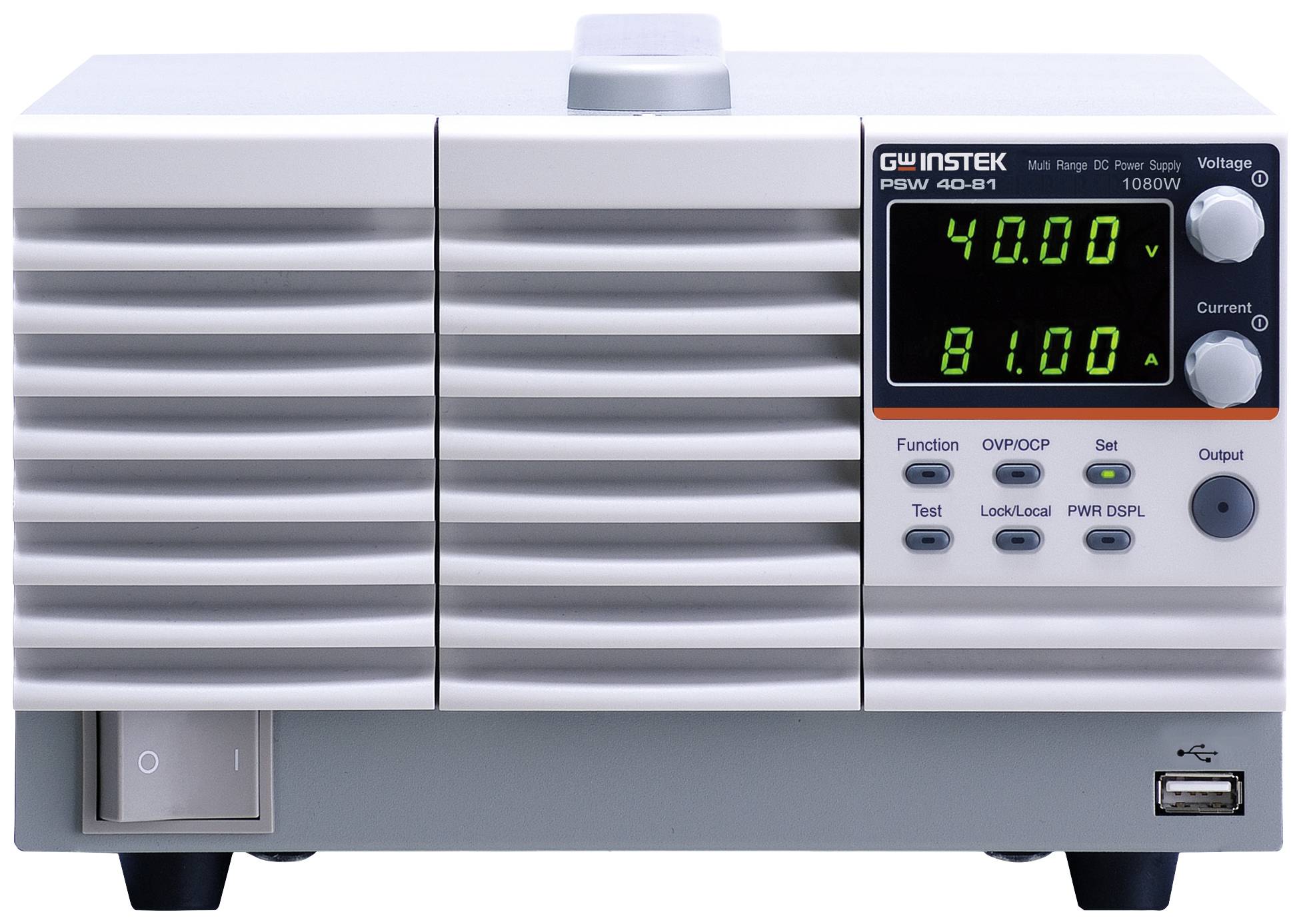 GW Instek PSW 40-81 Labornetzgerät, einstellbar 0 - 40 V/DC 0 - 81A 1080W Anzahl Ausgänge 1 x