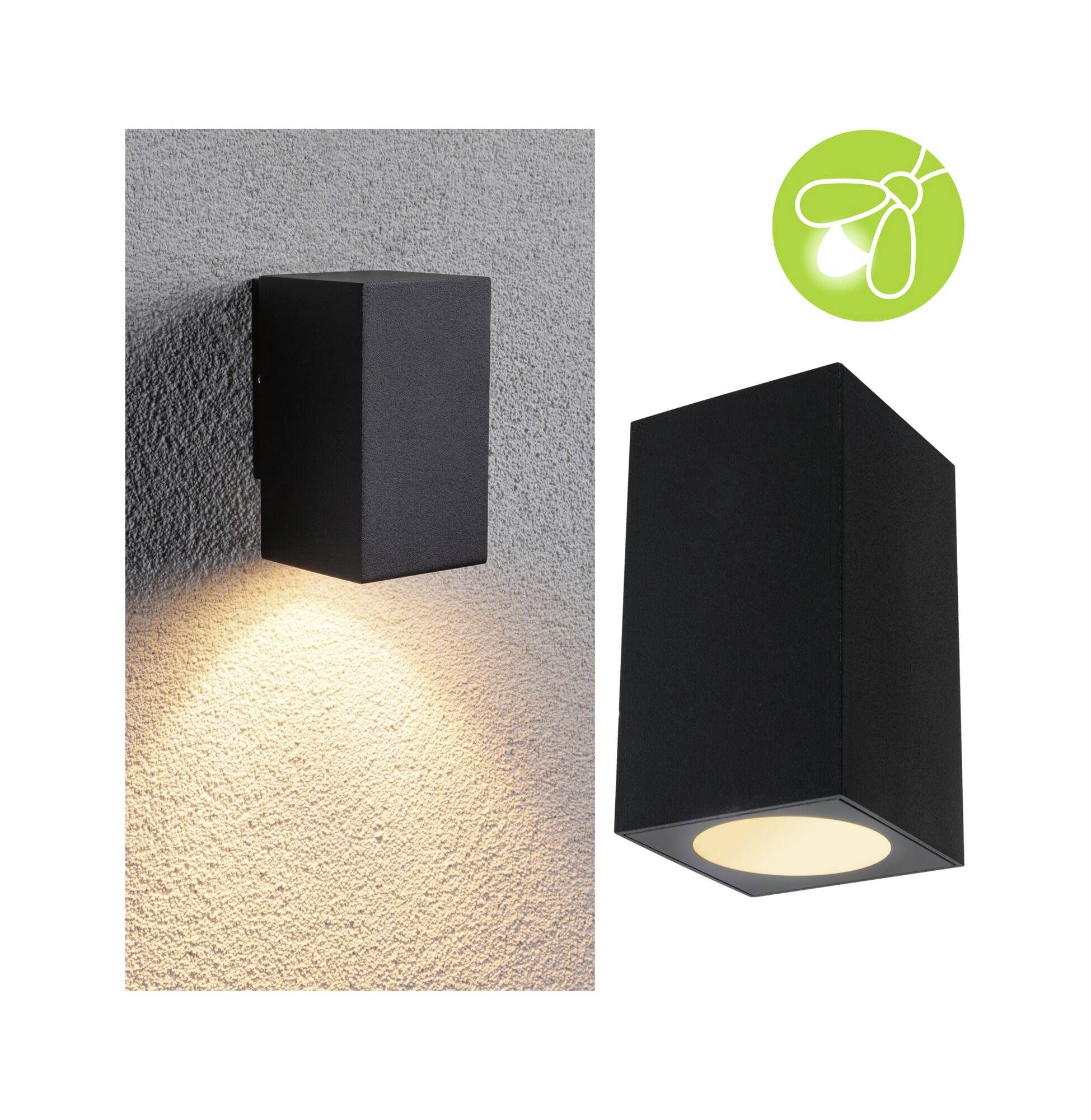 Paulmann 94710 Flame 2200K anthrazit Außendeckenleuchte LED 4W Anthrazit