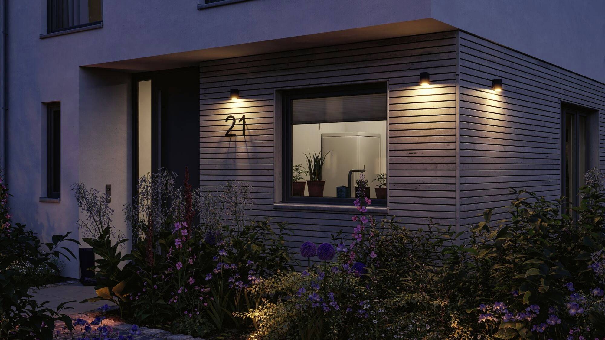 Paulmann 94710 Flame 2200K anthrazit Außendeckenleuchte LED 4W Anthrazit