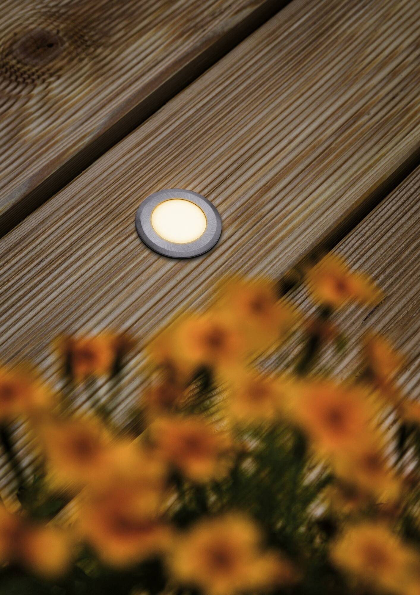 Paulmann Floor downlight 2200K rd 94726 Bodeneinbauleuchte LED 2.2W Aluminium