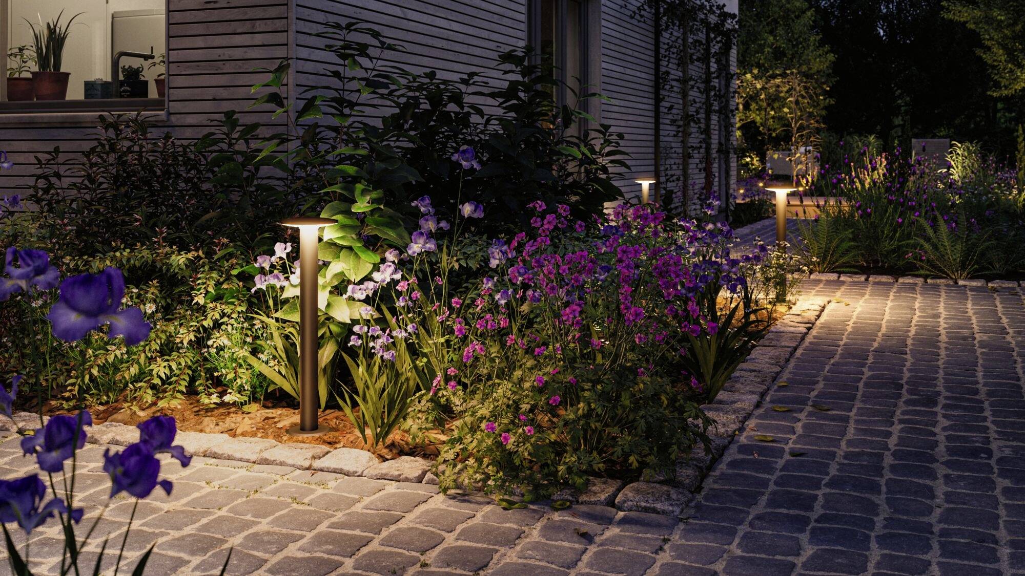 Paulmann 94755 Plate ZB 2200-3000K Wegeleuchte LED 5.5W Anthrazit