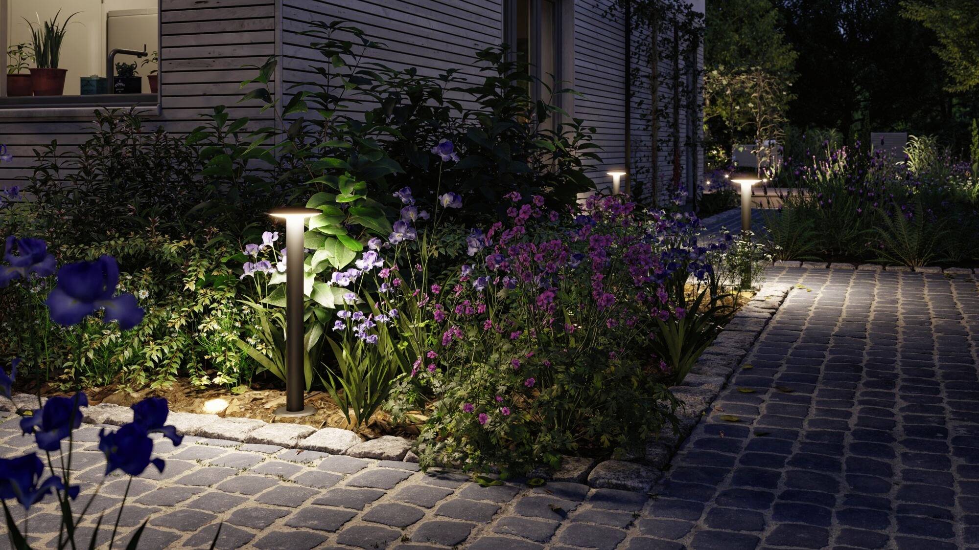 Paulmann 94755 Plate ZB 2200-3000K Wegeleuchte LED 5.5W Anthrazit