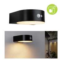 Paulmann 94730 Eileen PIR 2200K Solar-Wandlampe 5.5W Gold Schwarz Paulmann 94730 Eileen PIR 2200K Solar-Wandlampe 5.5W Gold Schwarz