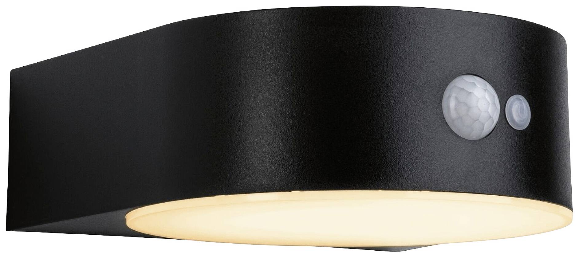 Paulmann 94730 Eileen PIR 2200K Solar-Wandlampe 5.5W Gold Schwarz