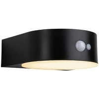 Paulmann 94730 Eileen PIR 2200K Solar-Wandlampe 5.5W Gold Schwarz Paulmann 94730 Eileen PIR 2200K Solar-Wandlampe 5.5W Gold Schwarz