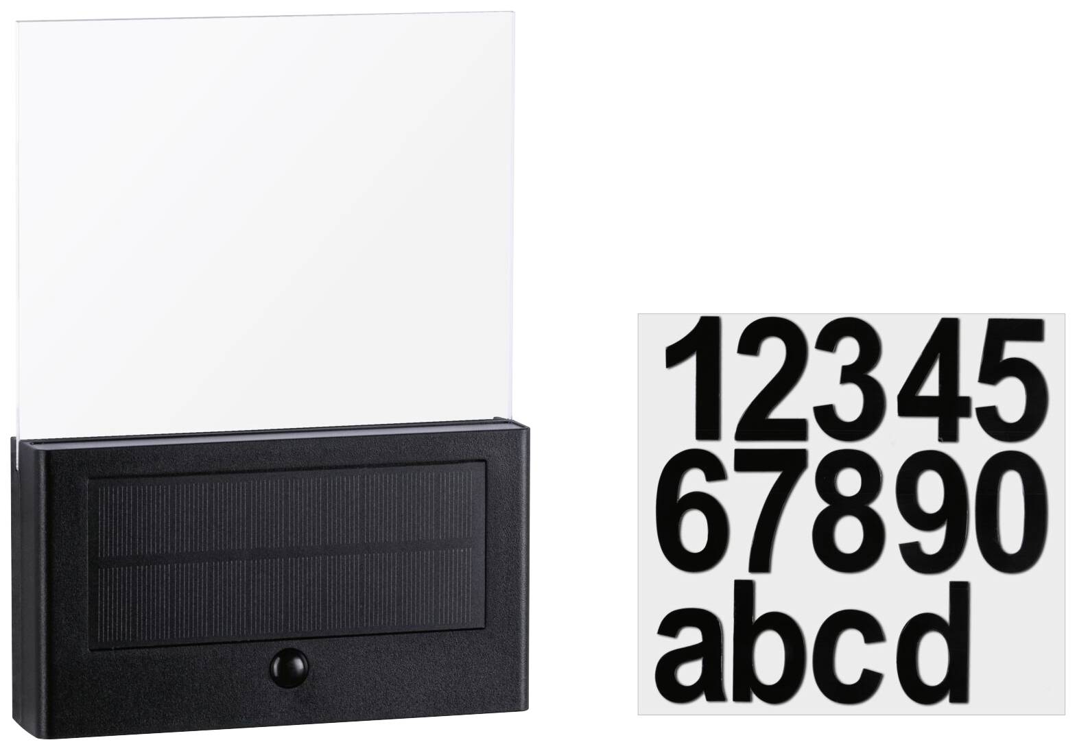 Paulmann 94725 Neda IP44 2200K Solar-Hausnummernleuchte 1W Anthrazit