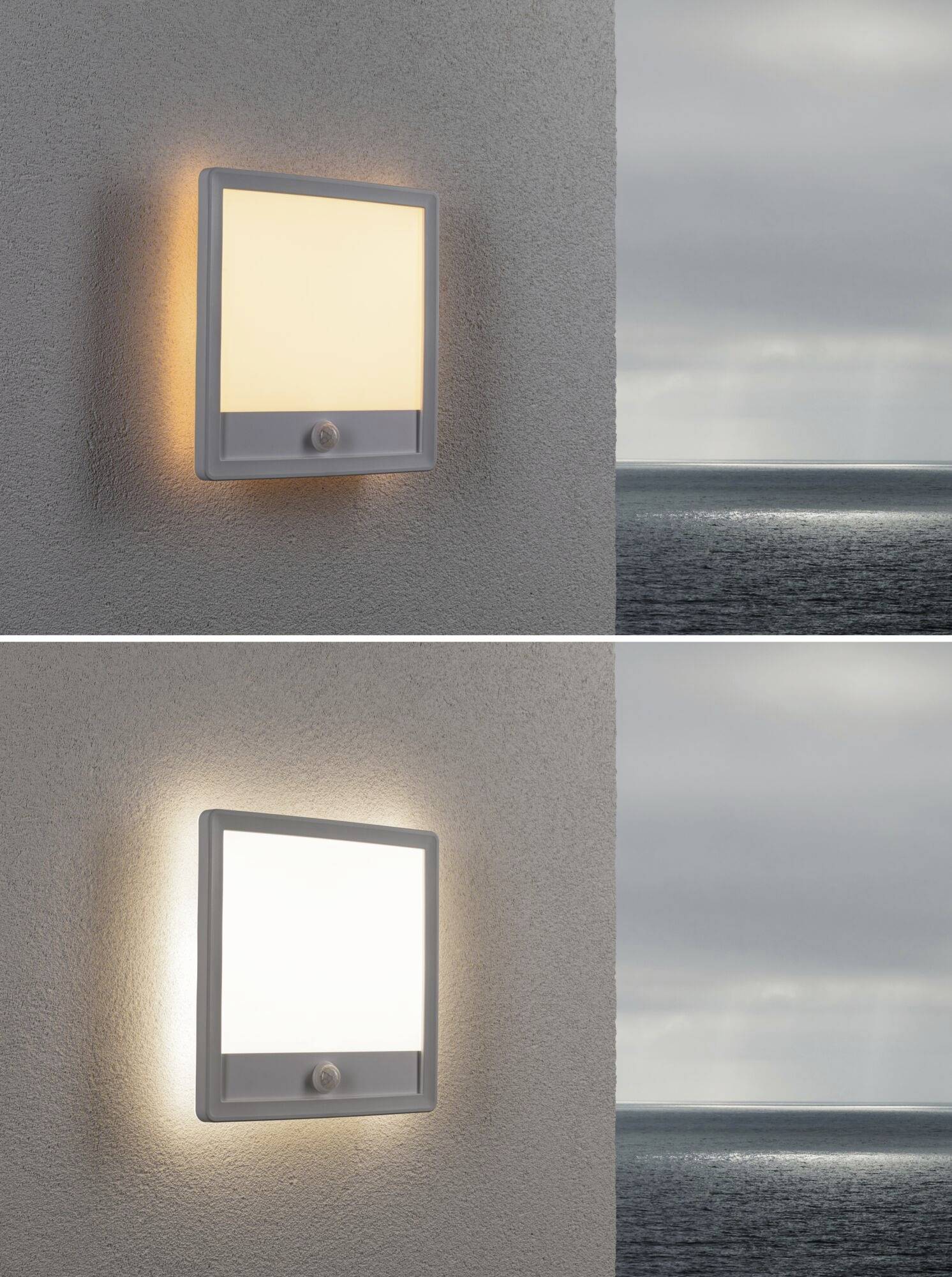 Paulmann 94707 Lamina PIR 2200K eck. Weiß LED-Deckenleuchte LED 14W Weiß