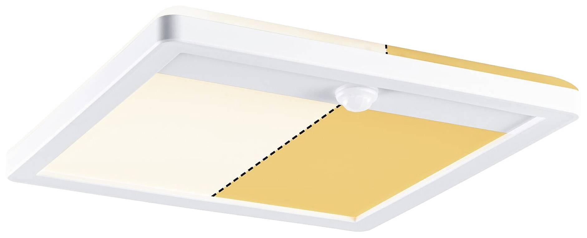 Paulmann 94707 Lamina PIR 2200K eck. Weiß LED-Deckenleuchte LED 14W Weiß