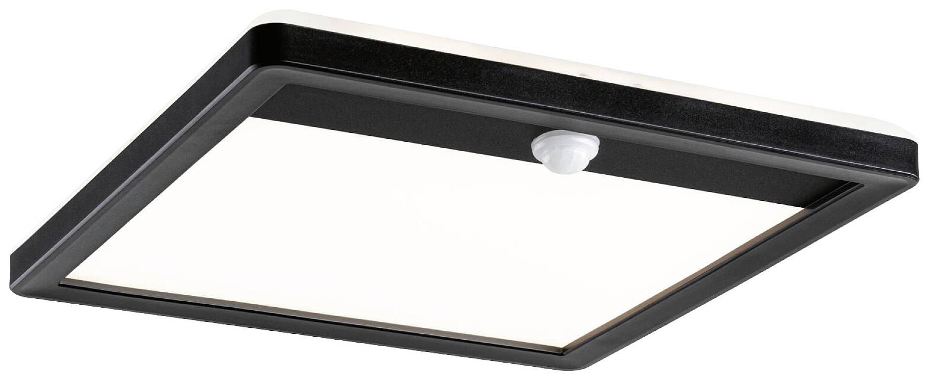 Paulmann 94709 Lamina PIR 2200K eck. schwarz LED-Deckenleuchte 14W Schwarz