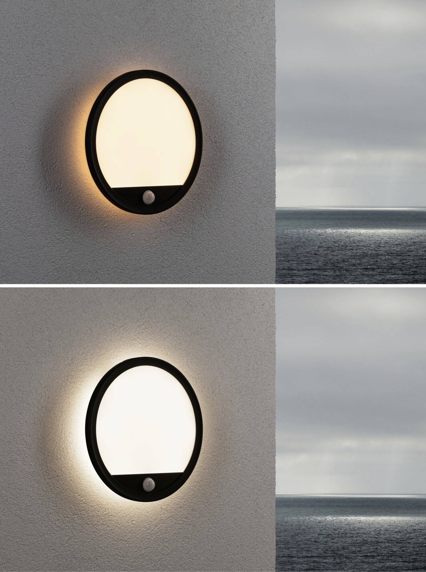 Paulmann 94708 Lamina PIR 2200K rd. schwarz LED-Deckenleuchte 14W Schwarz