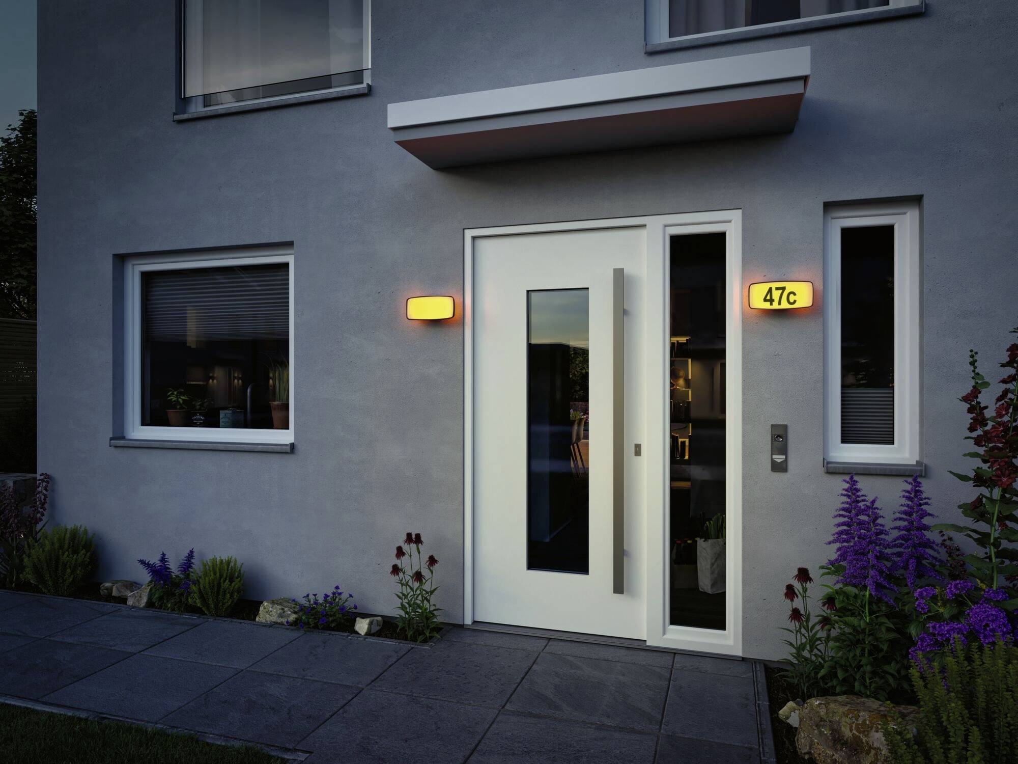 Paulmann Sheera IP44 RGBW 94508 Außenwandleuchte LED 6.5W Anthrazit