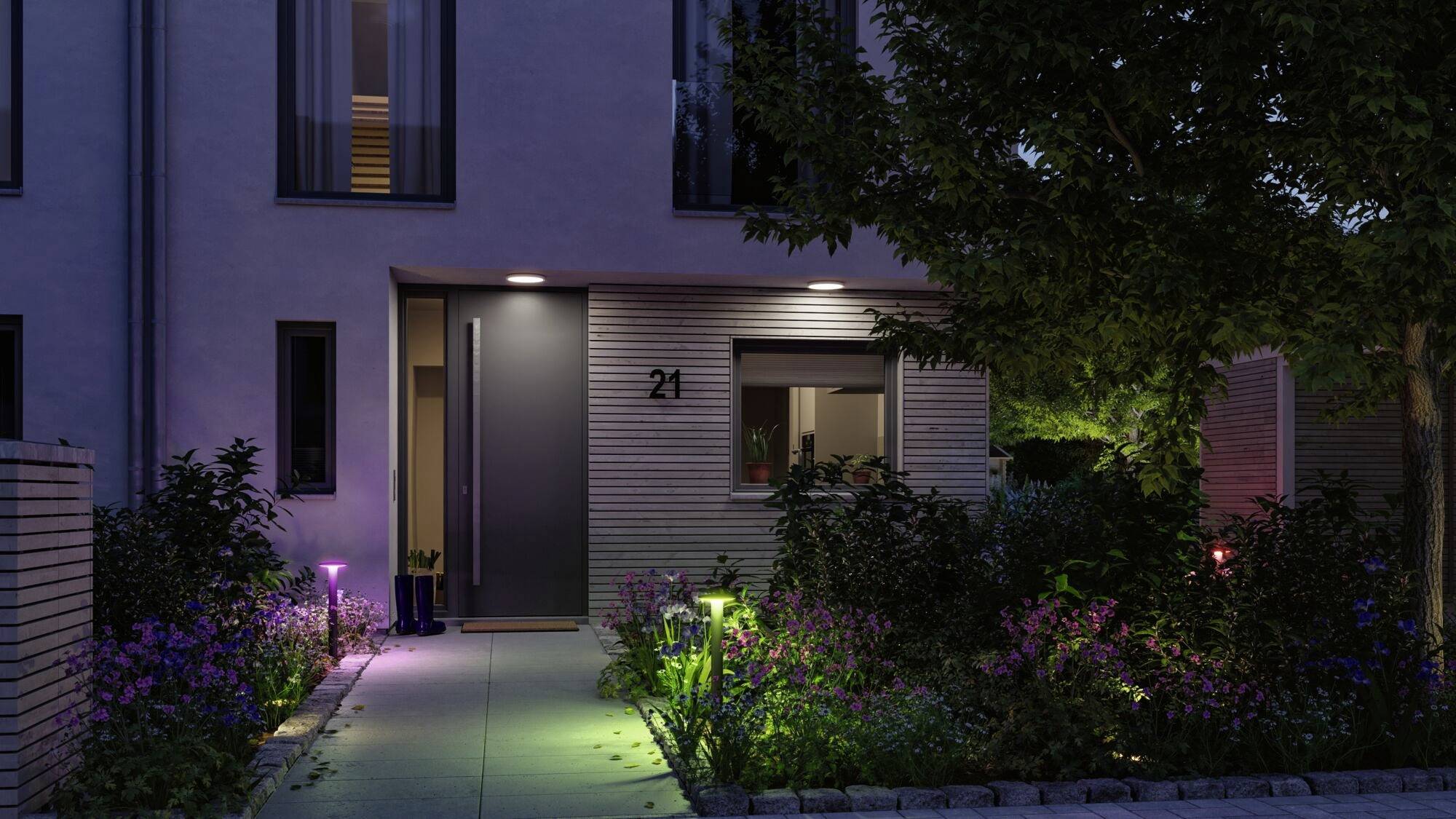 Paulmann 94756 Plate Wegeleuchte LED 5W Anthrazit