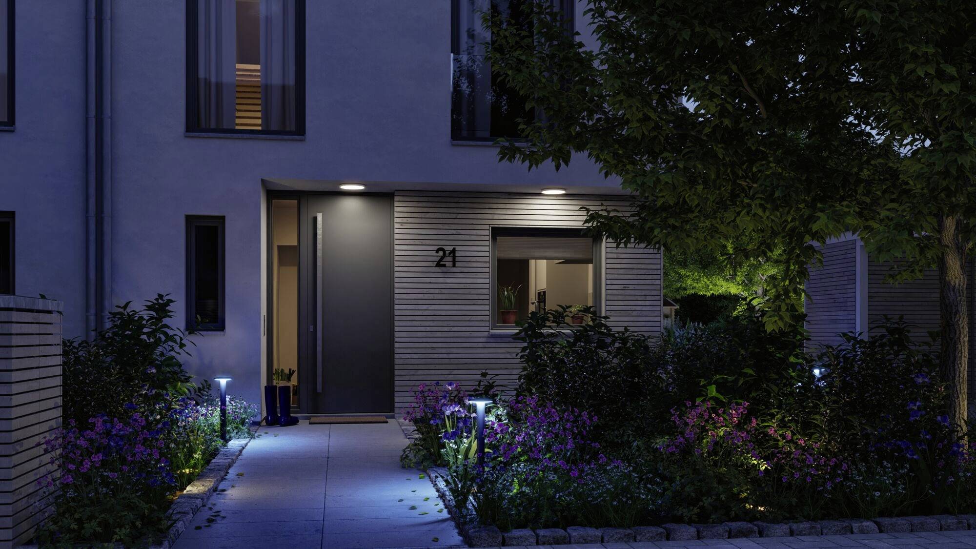 Paulmann 94756 Plate Wegeleuchte LED 5W Anthrazit