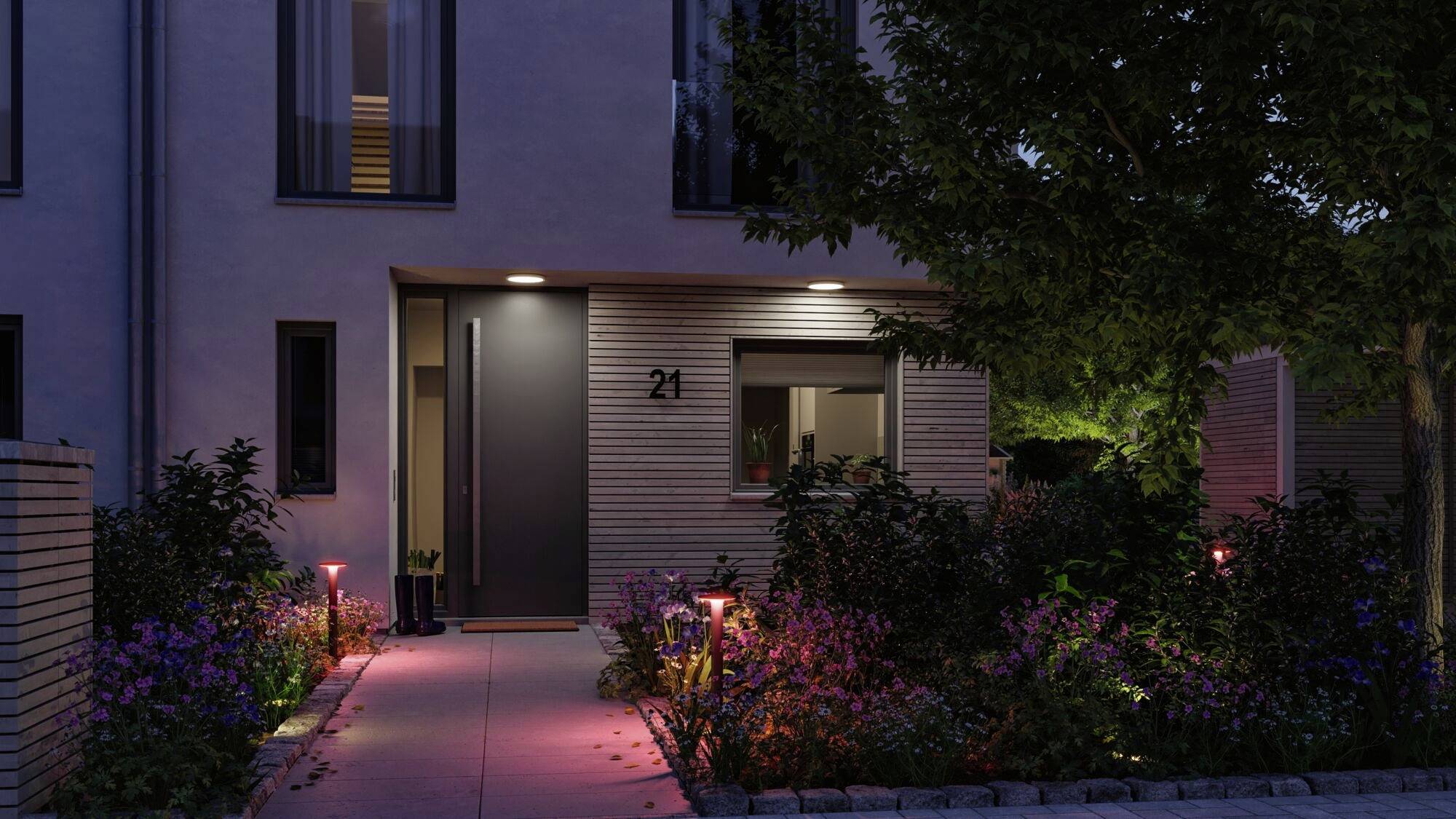 Paulmann 94756 Plate Wegeleuchte LED 5W Anthrazit