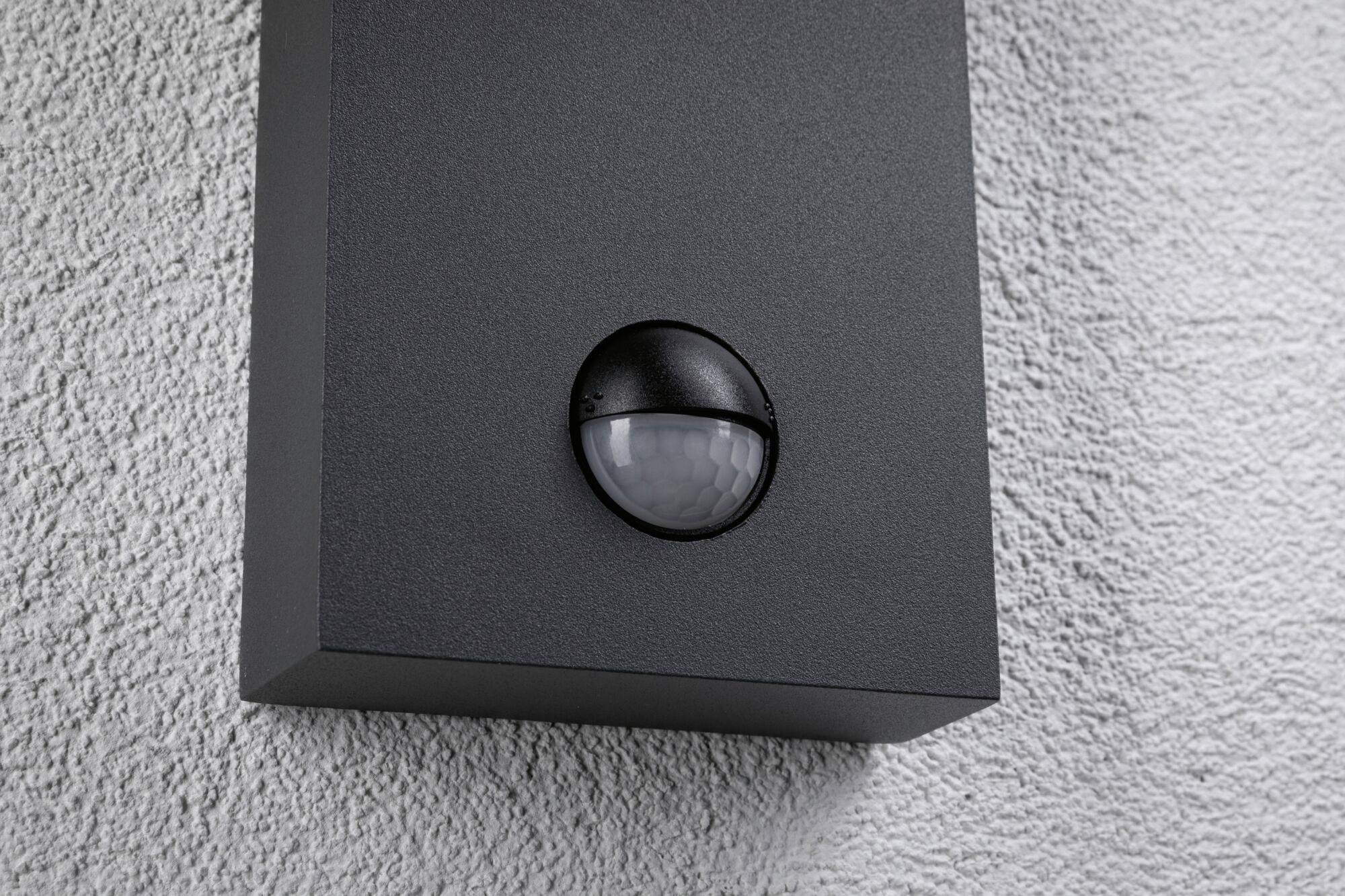 Paulmann Puka PIR 94739 Außenwandleuchte LED 8.5W Anthrazit