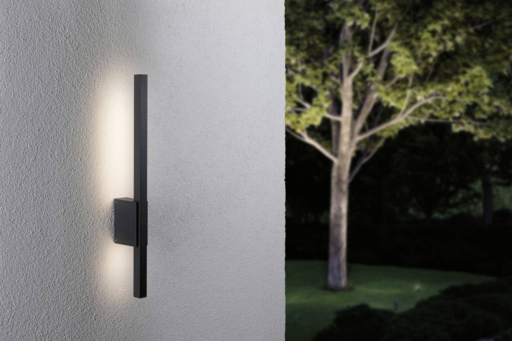 Paulmann Stan 60 anthrazit 94743 Außenwandleuchte LED 9W Anthrazit