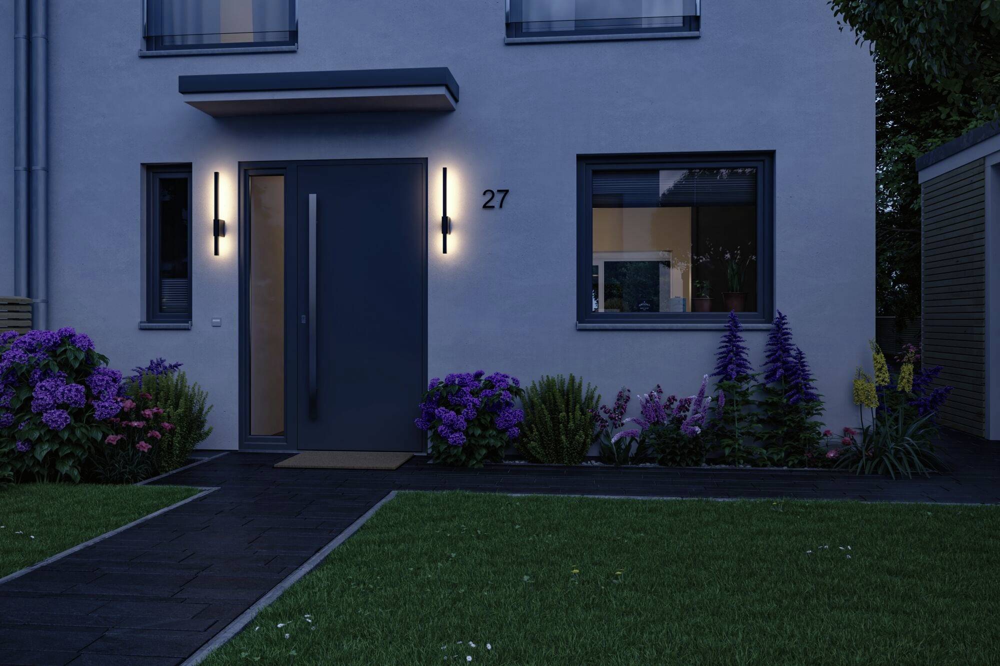 Paulmann Stan 60 anthrazit 94743 Außenwandleuchte LED 9W Anthrazit