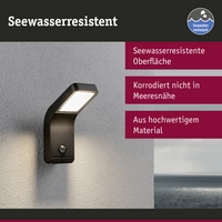 Paulmann Kulma PIR Wand anthrazit 94745 Außenwandleuchte LED 7.5W Anthrazit Paulmann Kulma PIR Wand anthrazit 94745 Außenwandleuchte LED 7.5W Anthrazit