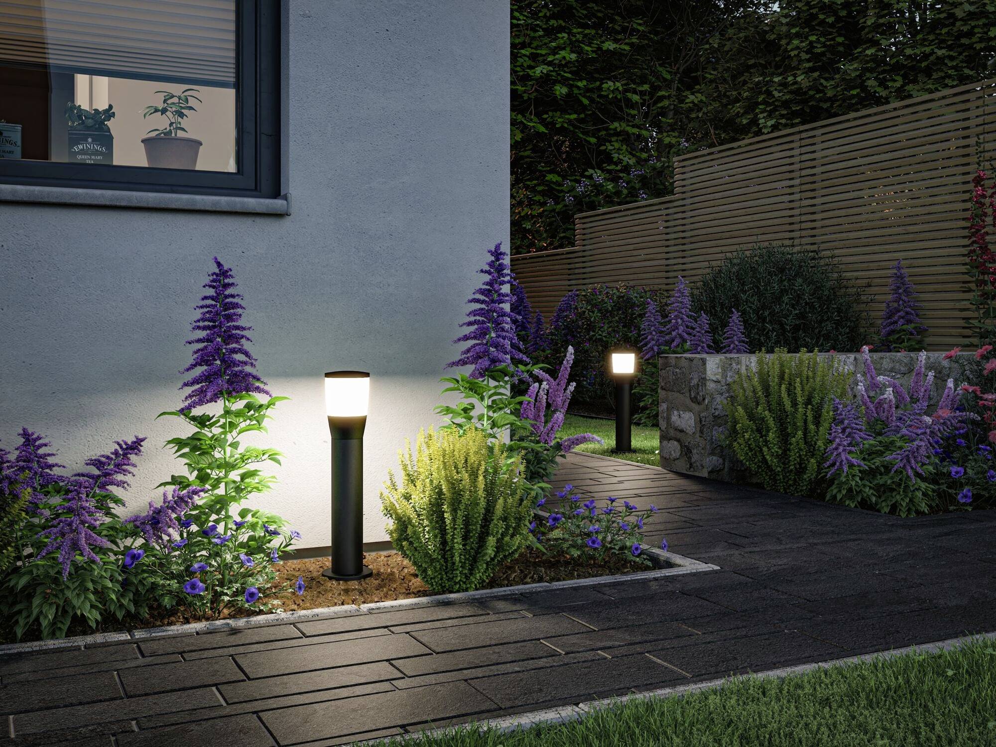 Paulmann 94741 Bako Poller anthrazit Wegeleuchte E14 Anthrazit