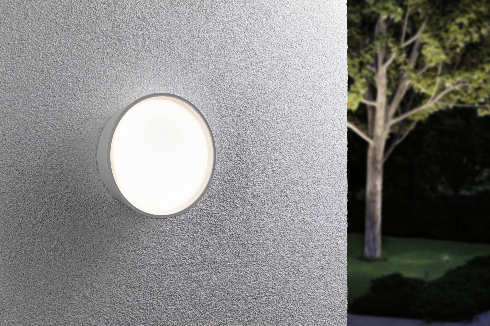 Paulmann Platomo weiß 94697 Außenwandleuchte LED 14.5W Weiß