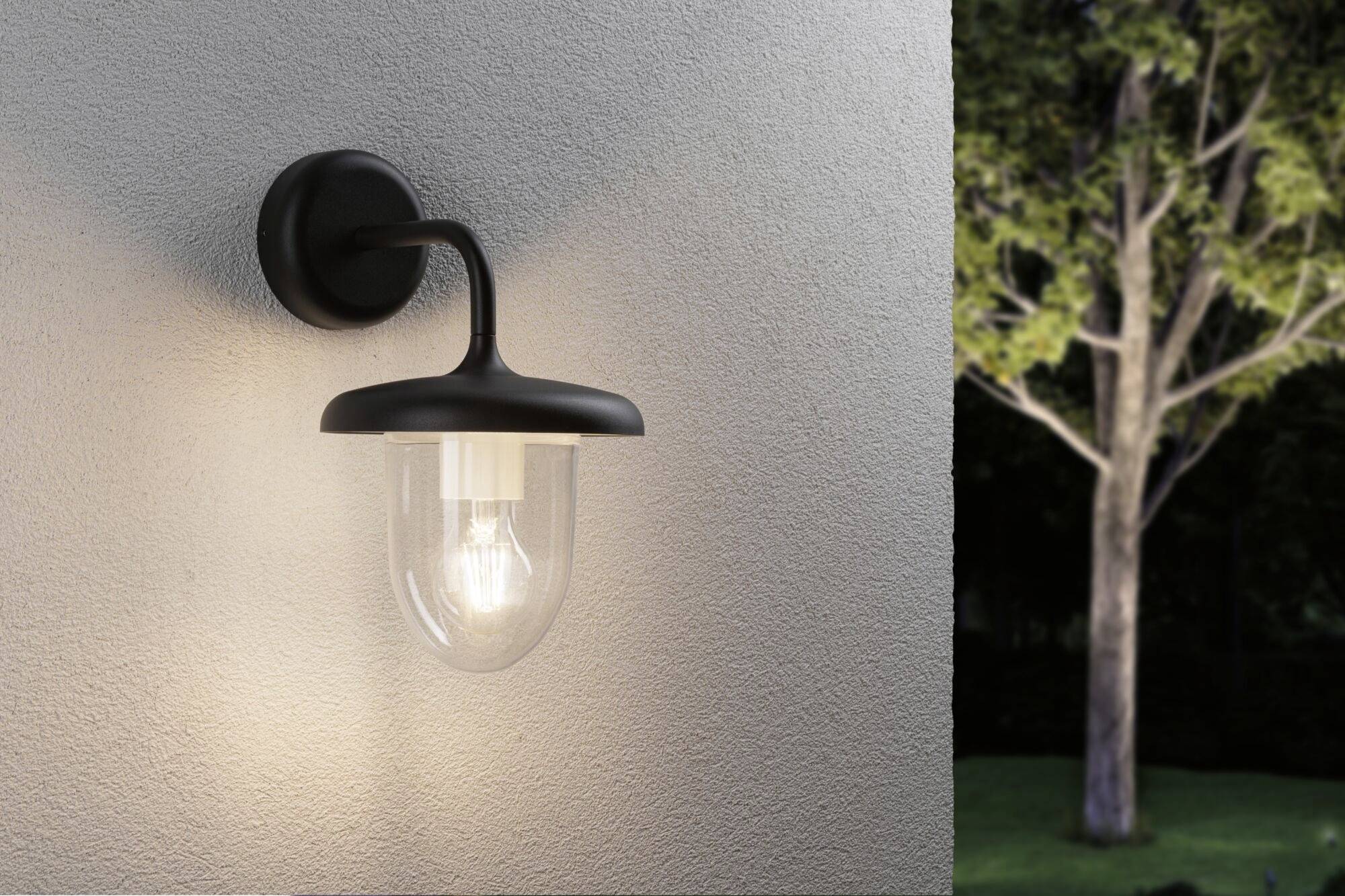 Paulmann Vintario E27 anthrazit 94757 Außenwandleuchte E27 Anthrazit