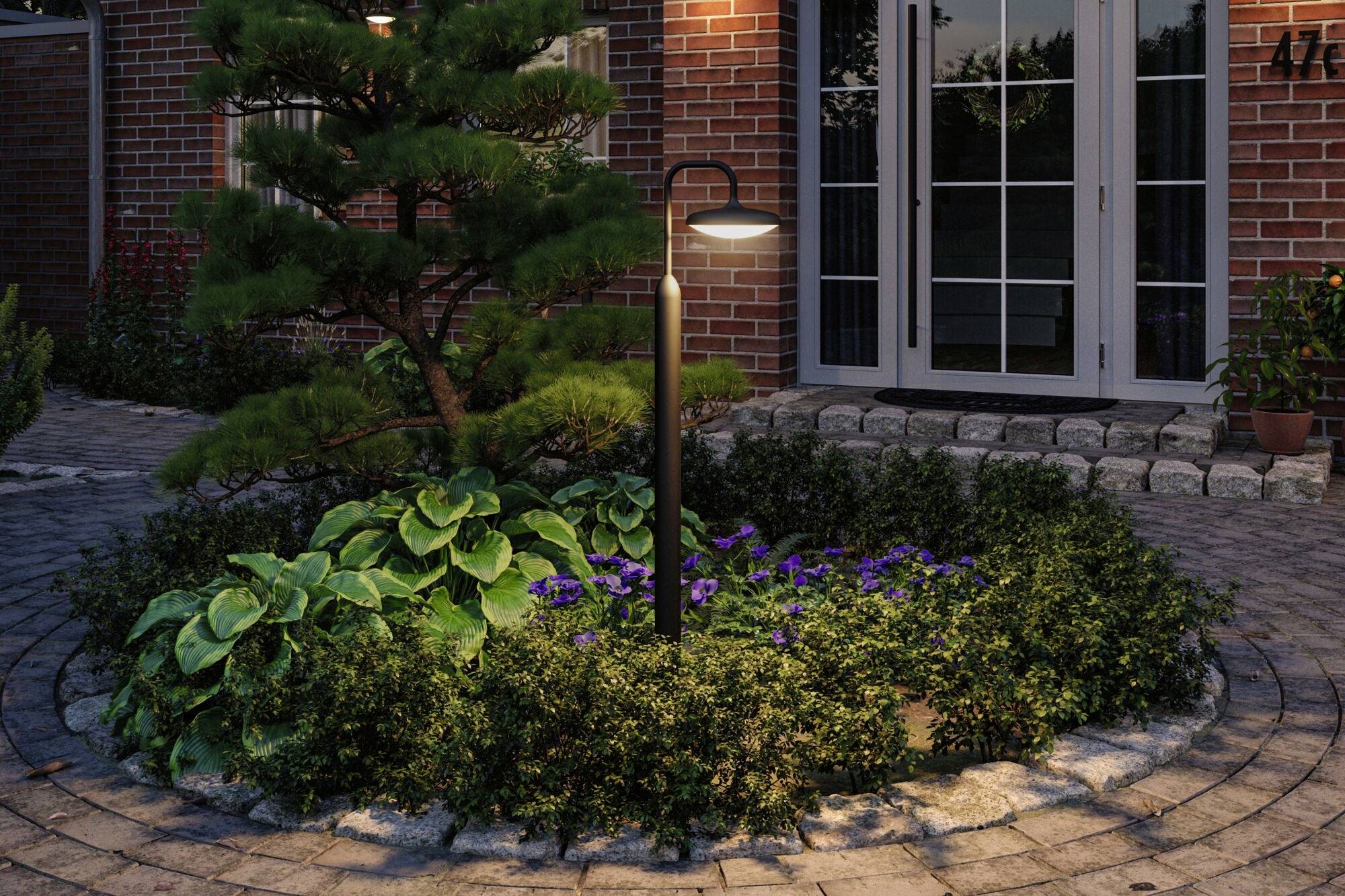 Paulmann 94760 Bollard Nostro LED anthr. Außenstandleuchte LED 10W Anthrazit